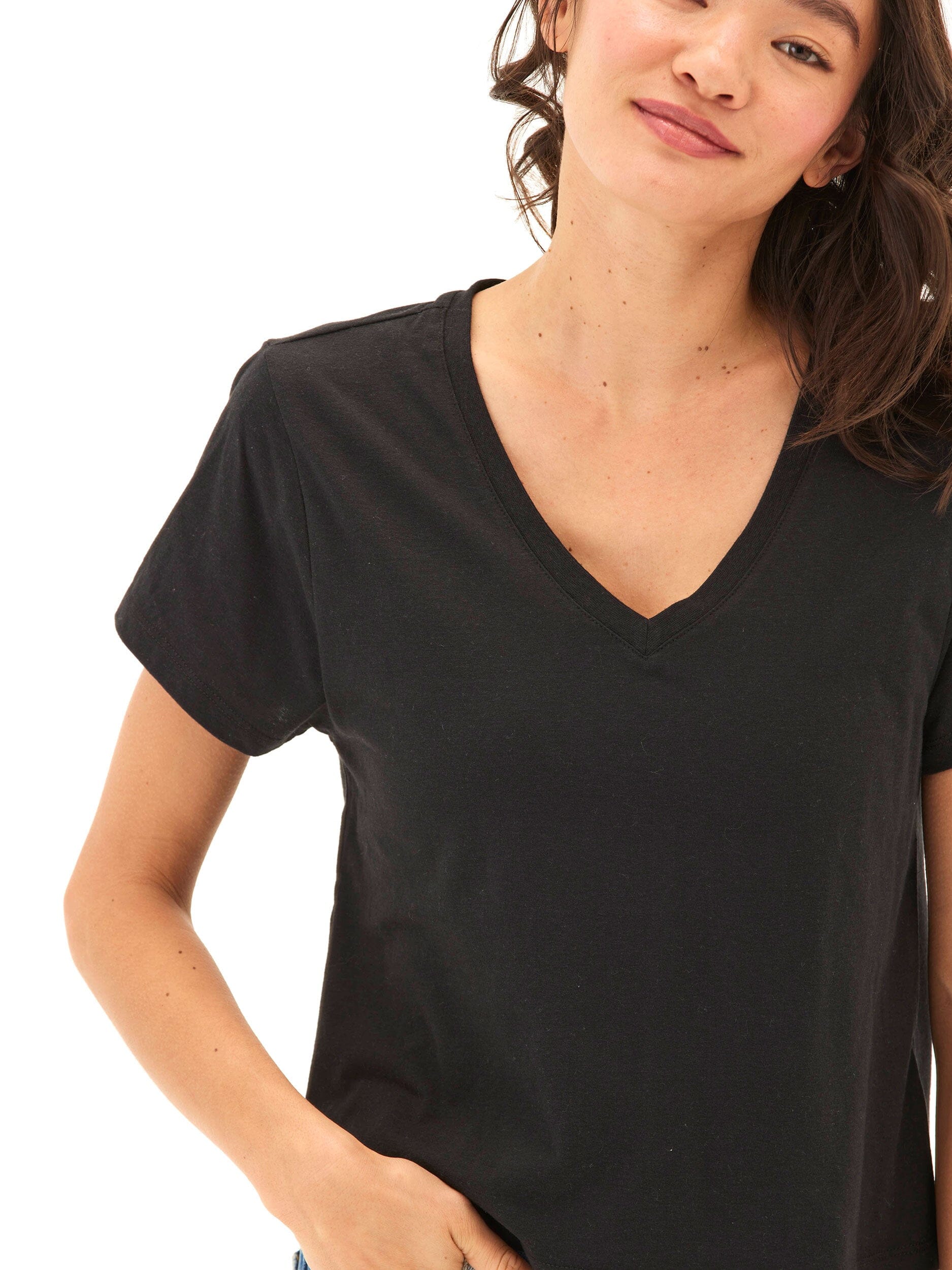 Ada Triblend V-Neck Tee