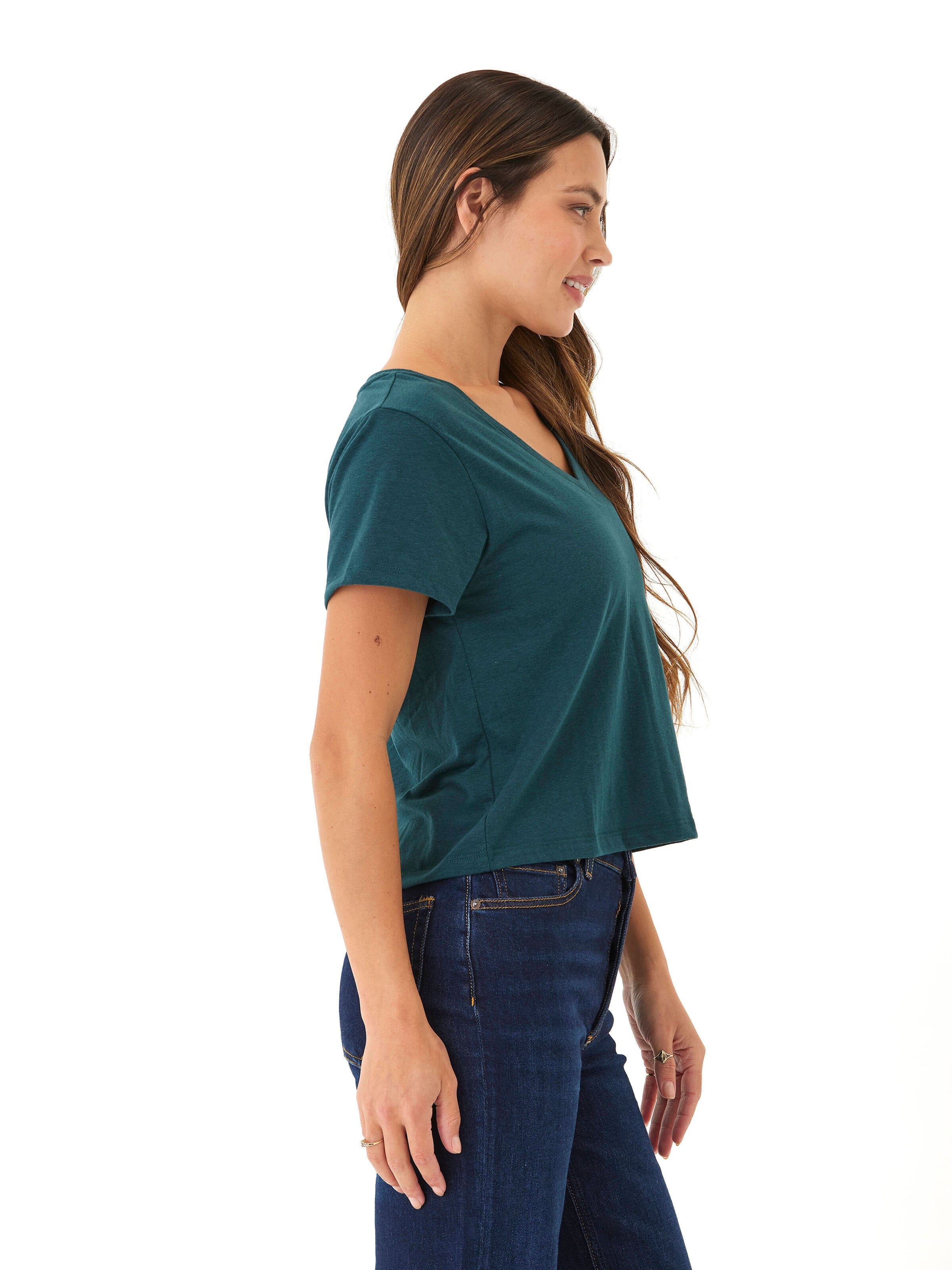 Ada Triblend V-Neck Tee