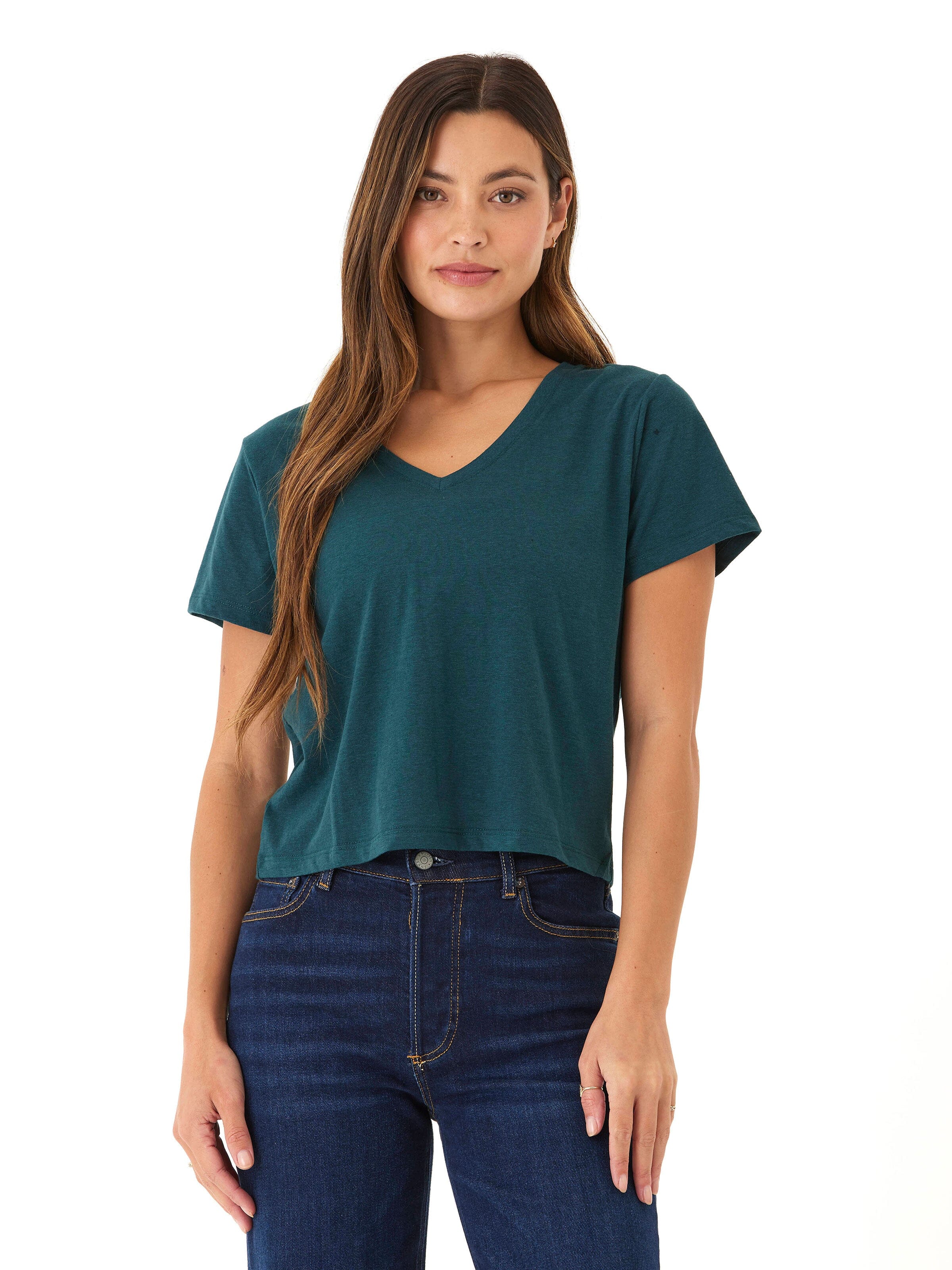Ada Triblend V-Neck Tee
