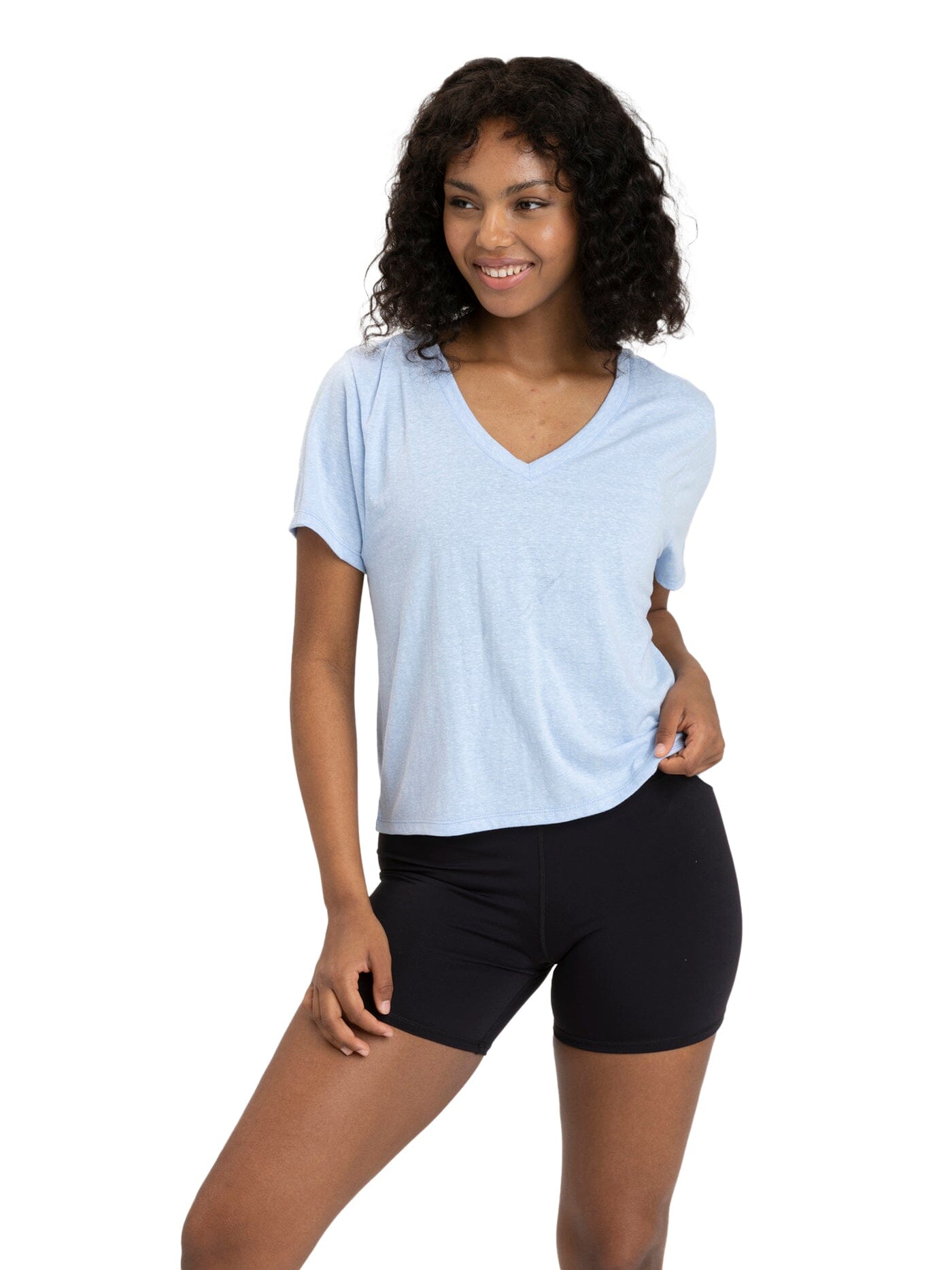 Ada Triblend V-Neck Tee