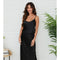 Adjustable Strap Silky Tank Top Black-Tank Top-MILIO MILANO-XS-Black-Urbanheer