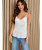 Adjustable Strap Silky Tank Top White-Tank Top-MILIO MILANO-XS-White-Urbanheer