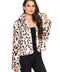 Faux Fur Leopard Zip Jacket