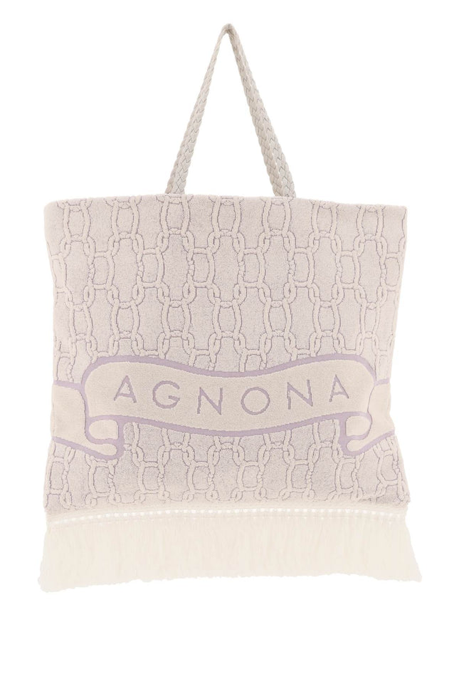 Agnona cotton tote bag - Mixed colours-bags-Agnona-os-Urbanheer