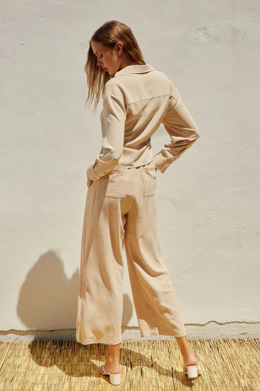 Air Flow Relaxed Pull On Pants SAND-Pants-Dress Forum-S-SAND-Urbanheer