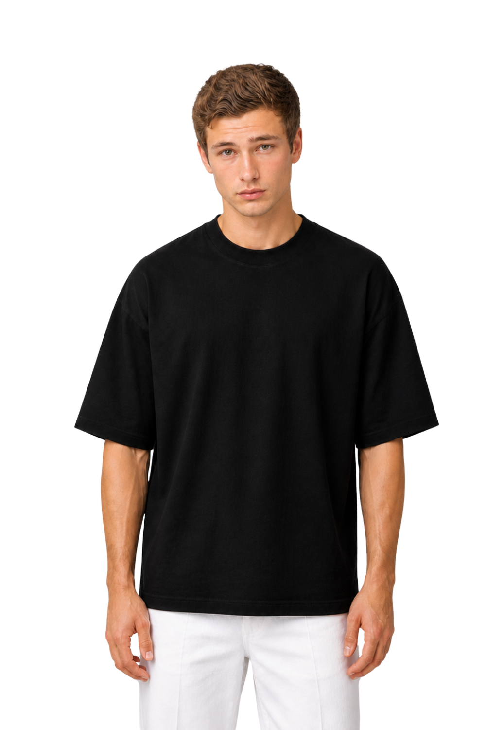 Airefinery Breathe — Black Boxy-Fit Cotton T-Shirt