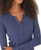 Akia Feather Rib Long Sleeve Henley