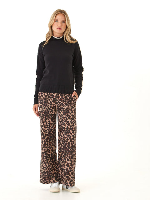 Akiko Cotton Blend Turtleneck Sweater