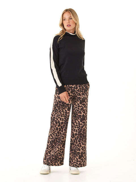 Akiko Cotton Blend Turtleneck Sweater