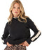 Akiko Cotton Blend Turtleneck Sweater