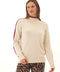 Akiko Cotton Blend Turtleneck Sweater