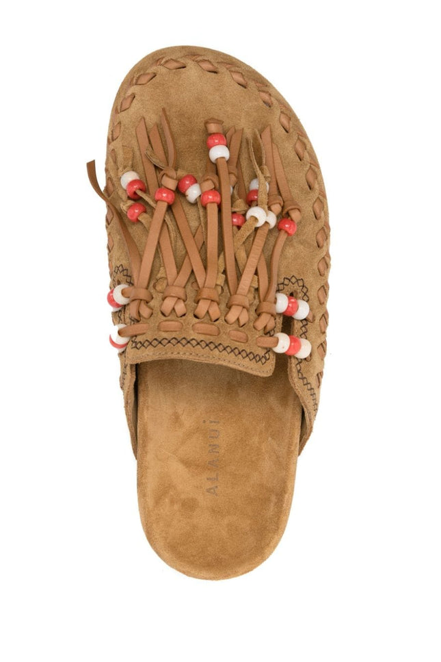 Alanui Sandals Brown-women>shoes>sandals>slippers-Alanui-Urbanheer