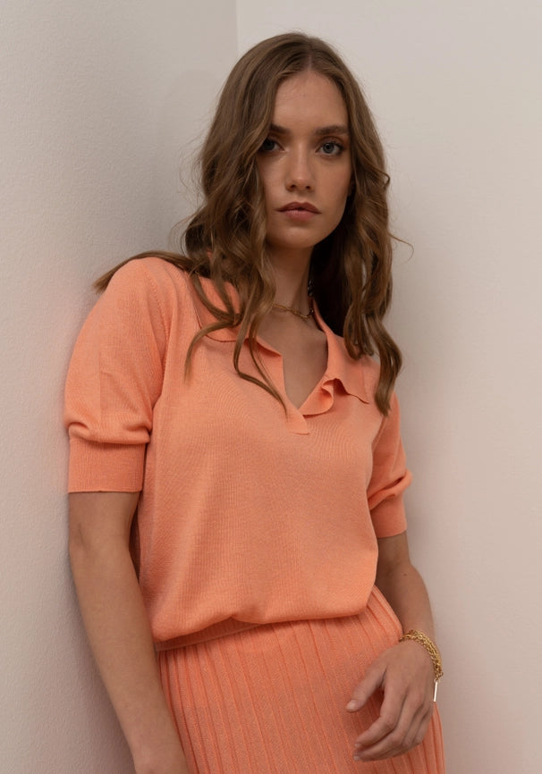 Alba Sweater-Sweater-Bel Cashmere S.C.-S-Coral-Urbanheer