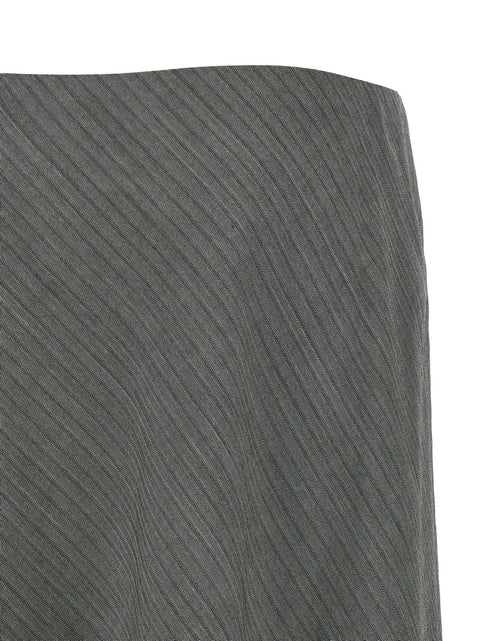 Alberta Ferretti Bell Chevron Skirt