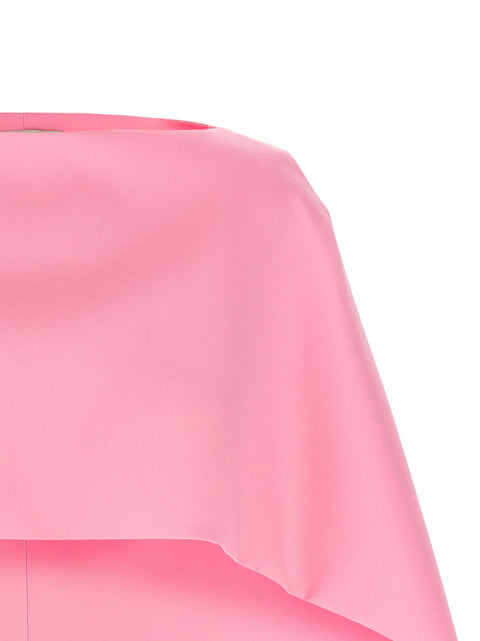 Alberta Ferretti Cropped Mantle