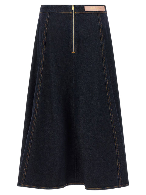 Alberta Ferretti Denim Skirt