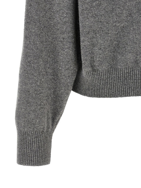 Alberta Ferretti Embroidered Flower Sweater