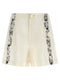 Alberta Ferretti Fortuny Linen Shorts