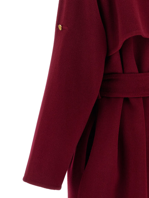 Alberta Ferretti Long Wool Coat