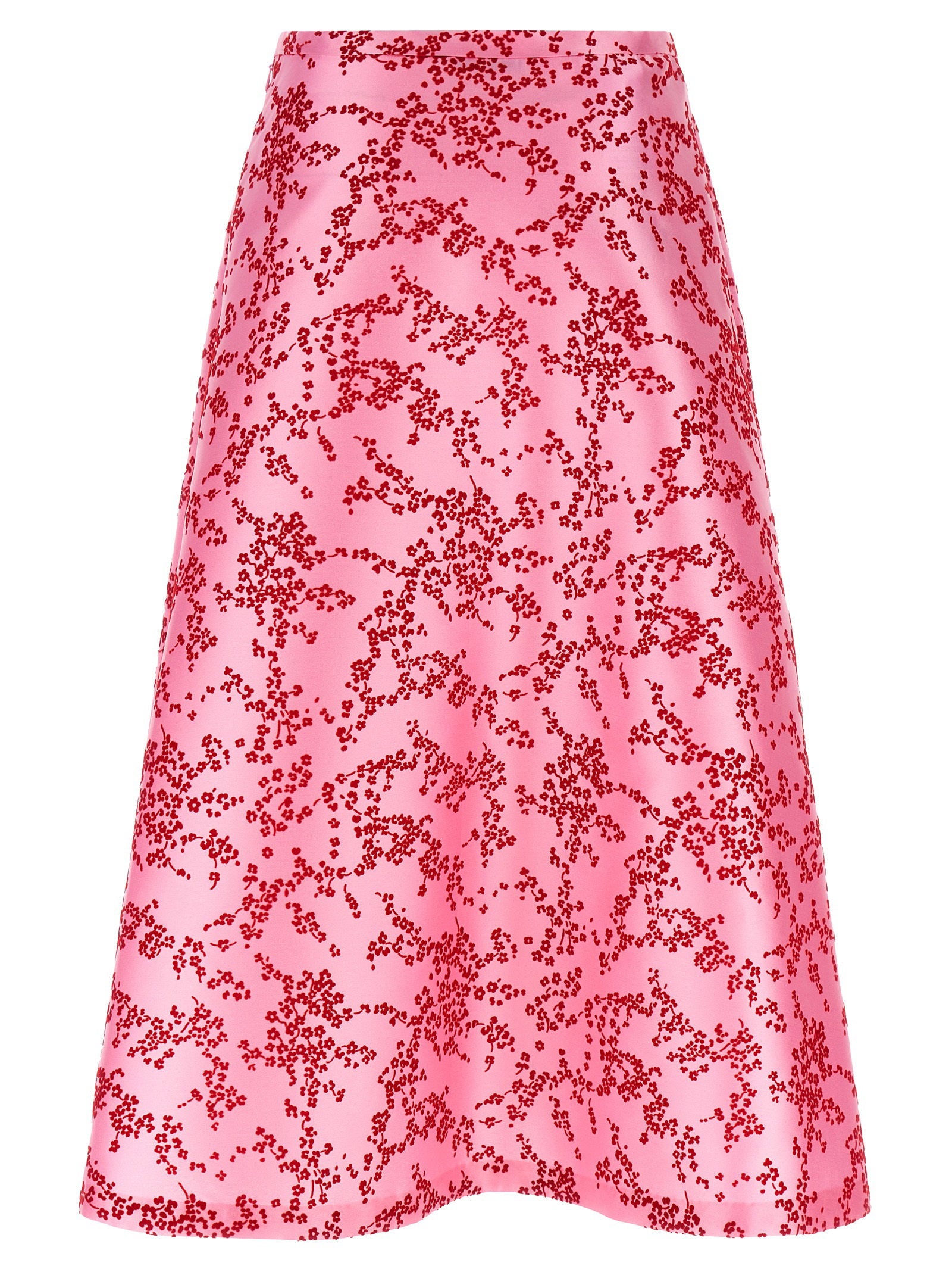 Alberta Ferretti Mikado Floreale Skirt