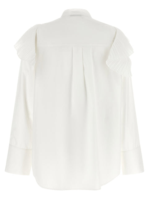 Alberta Ferretti Pleated Ruffle Shirt