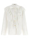 Alberta Ferretti Pleated Ruffle Shirt