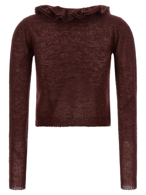 Alberta Ferretti Ruffled Sweater