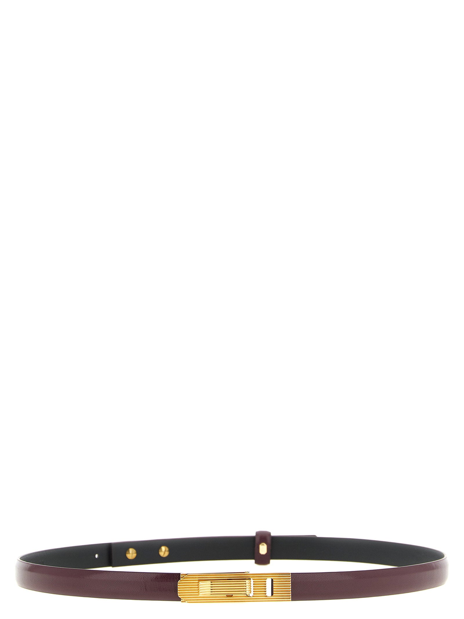 Alberta Ferretti Striped Buckle Belt