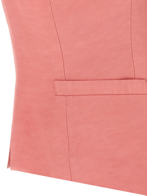 Alberto Biani Linen Viscose Vest