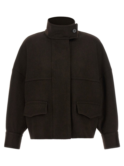 Alberto Biani Loro Piana Wool Bomber Jacket