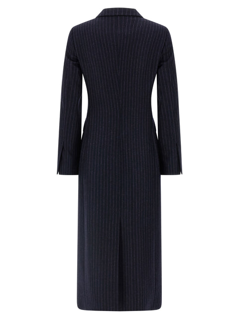 Alberto Biani Pinstripe Coat