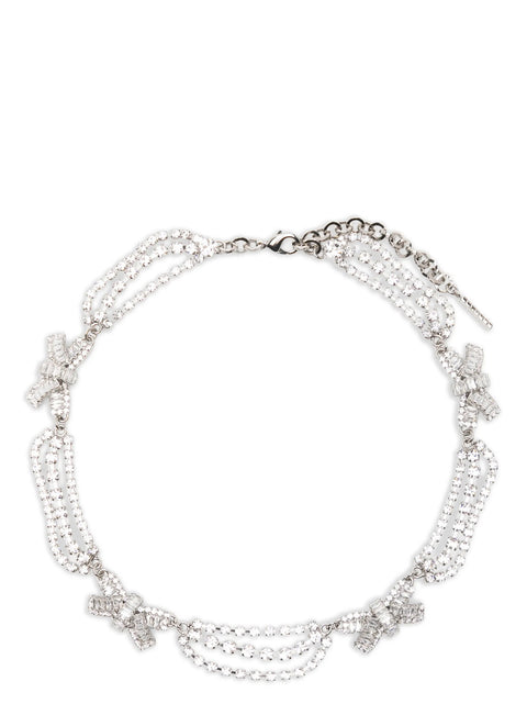 Alessandra Rich Bow Necklace