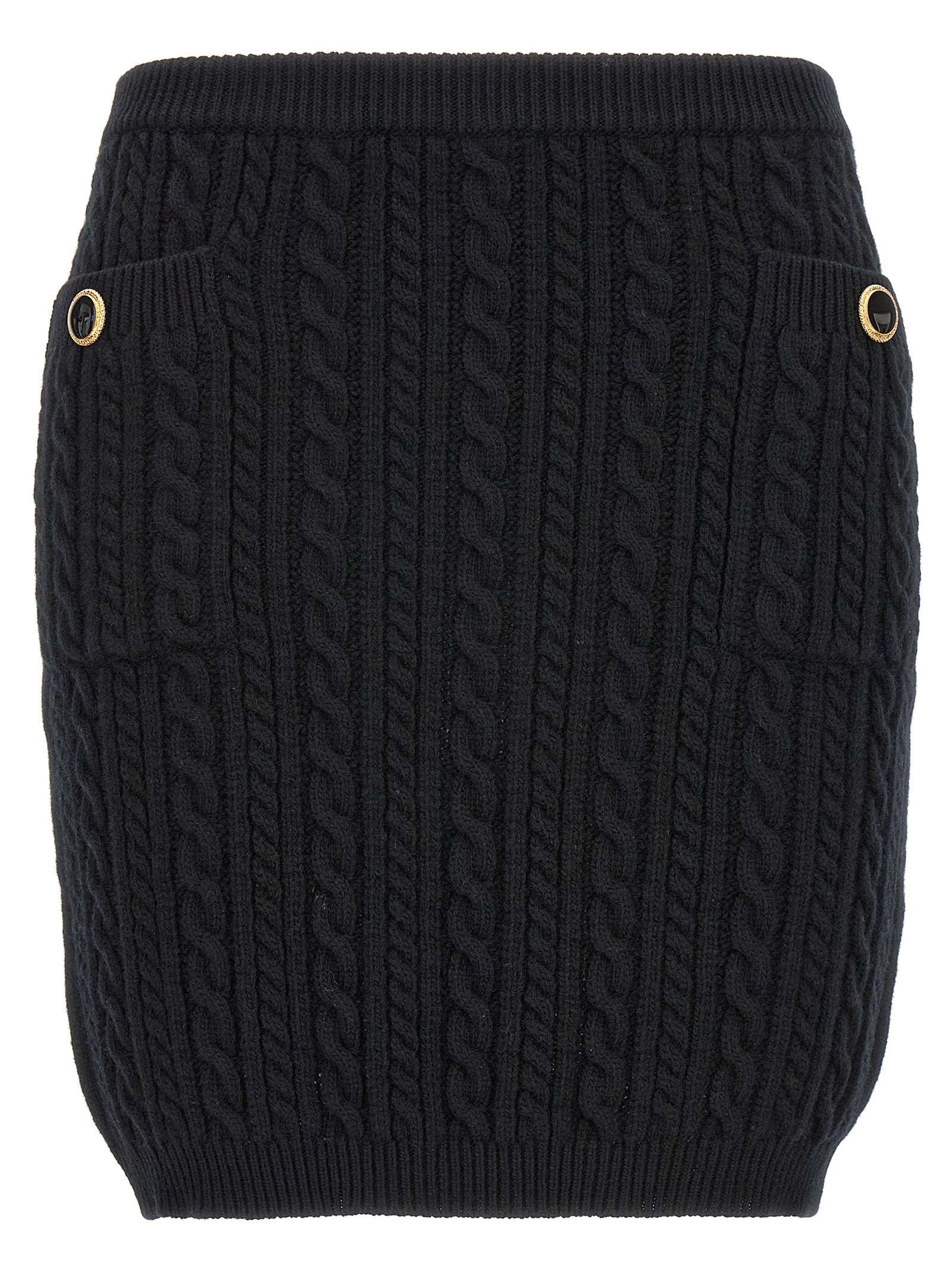 Alessandra Rich Button Skirt