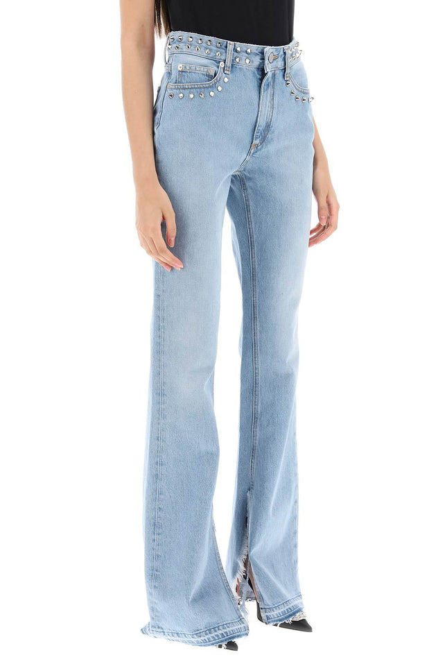 Alessandra rich flared jeans with studs-women > clothing > jeans-Alessandra Rich-Urbanheer