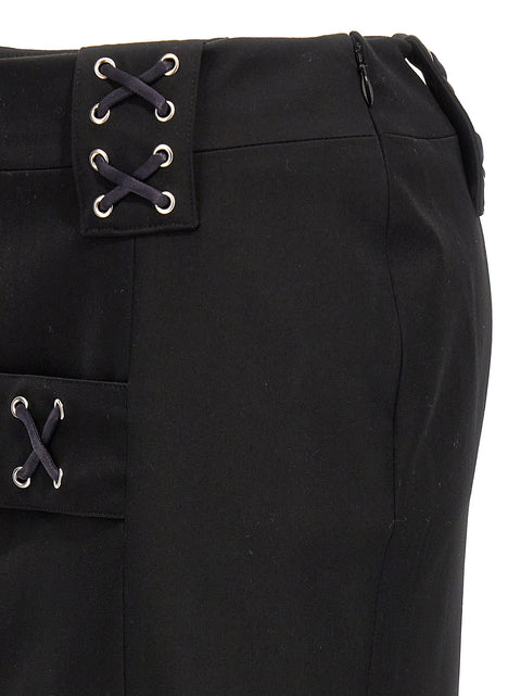 Alessandra Rich Lace-up Skirt