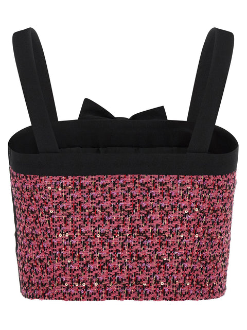 Alessandra Rich Tweed Top