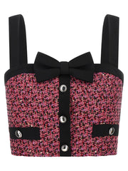 Alessandra Rich Tweed Top