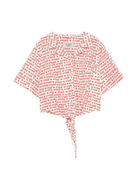 Alessandro Enriquez Printed cotton shirt