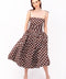 Alexa Brown Polka Dot Puffball Dress-Dress-Amy Lynn-S-Brown-Urbanheer