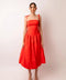 Alexa Puffball Dress-Clothing - Women-Amy Lynn-Small-Orange-Urbanheer