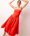 Alexa Puffball Dress-Clothing - Women-Amy Lynn-Small-Orange-Urbanheer