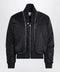 Alexander McQueen Black nylon zip bomber