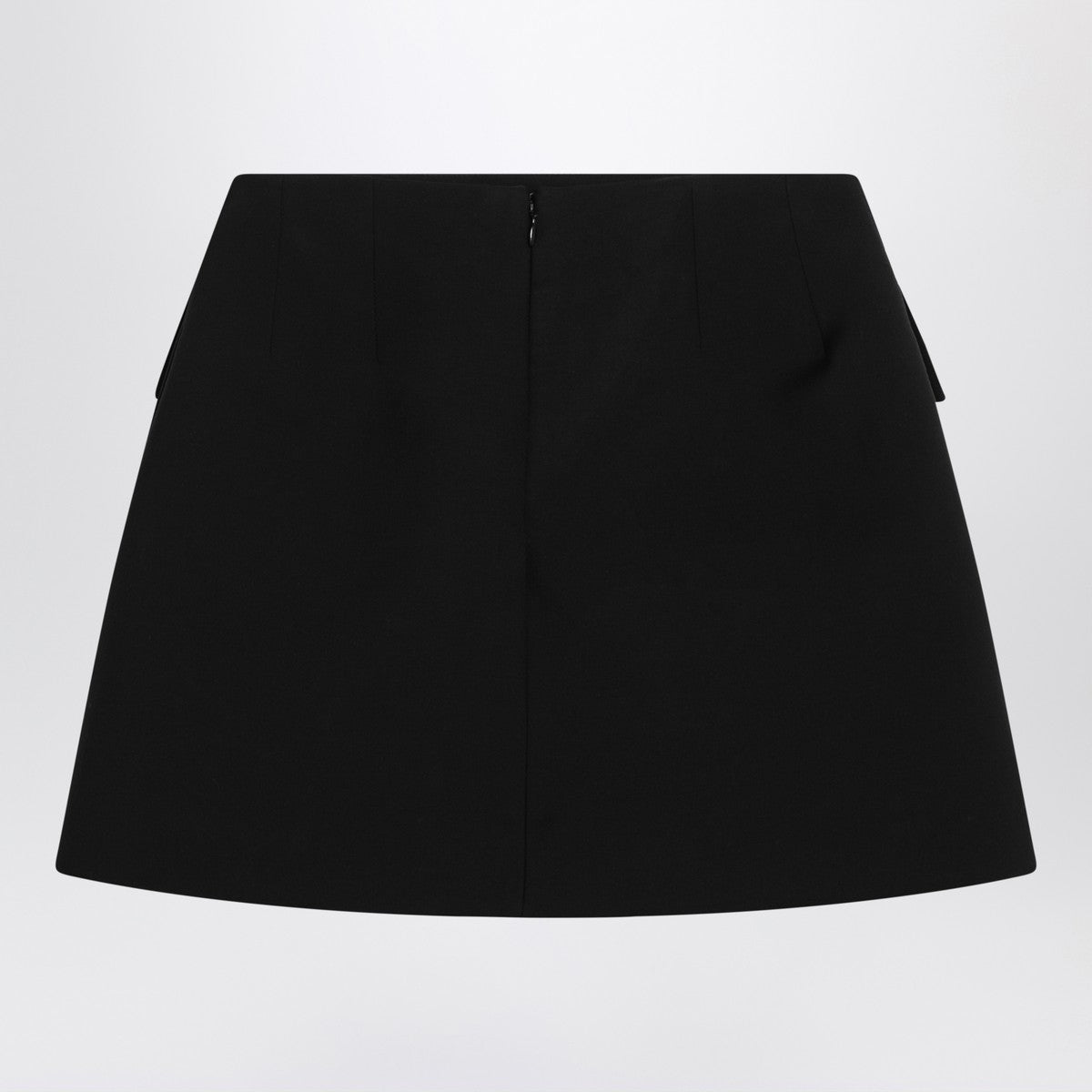 Alexander McQueen Black wool mini skirt