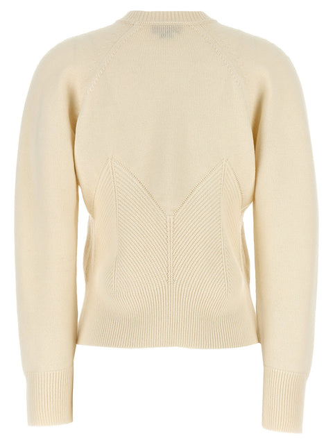 Alexander McQueen Chevron Corset Sweater