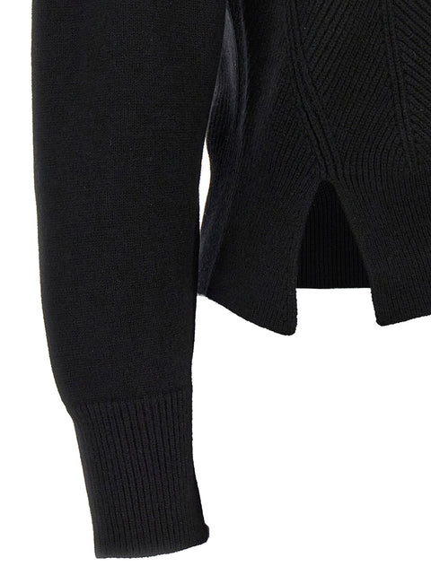 Alexander McQueen Chevron Corset Sweater