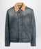 Alexander McQueen Denim jacket with suede collar