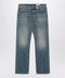 Alexander McQueen Faded blue jeans
