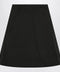Alexander McQueen Flared black skirt in silk blend