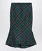 Alexander McQueen Flared skirt in wool tartan