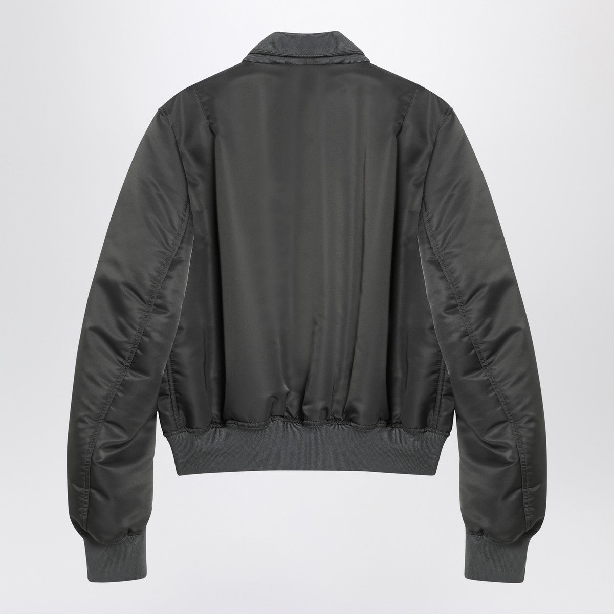 Alexander McQueen Grey zipped bomber jacket
